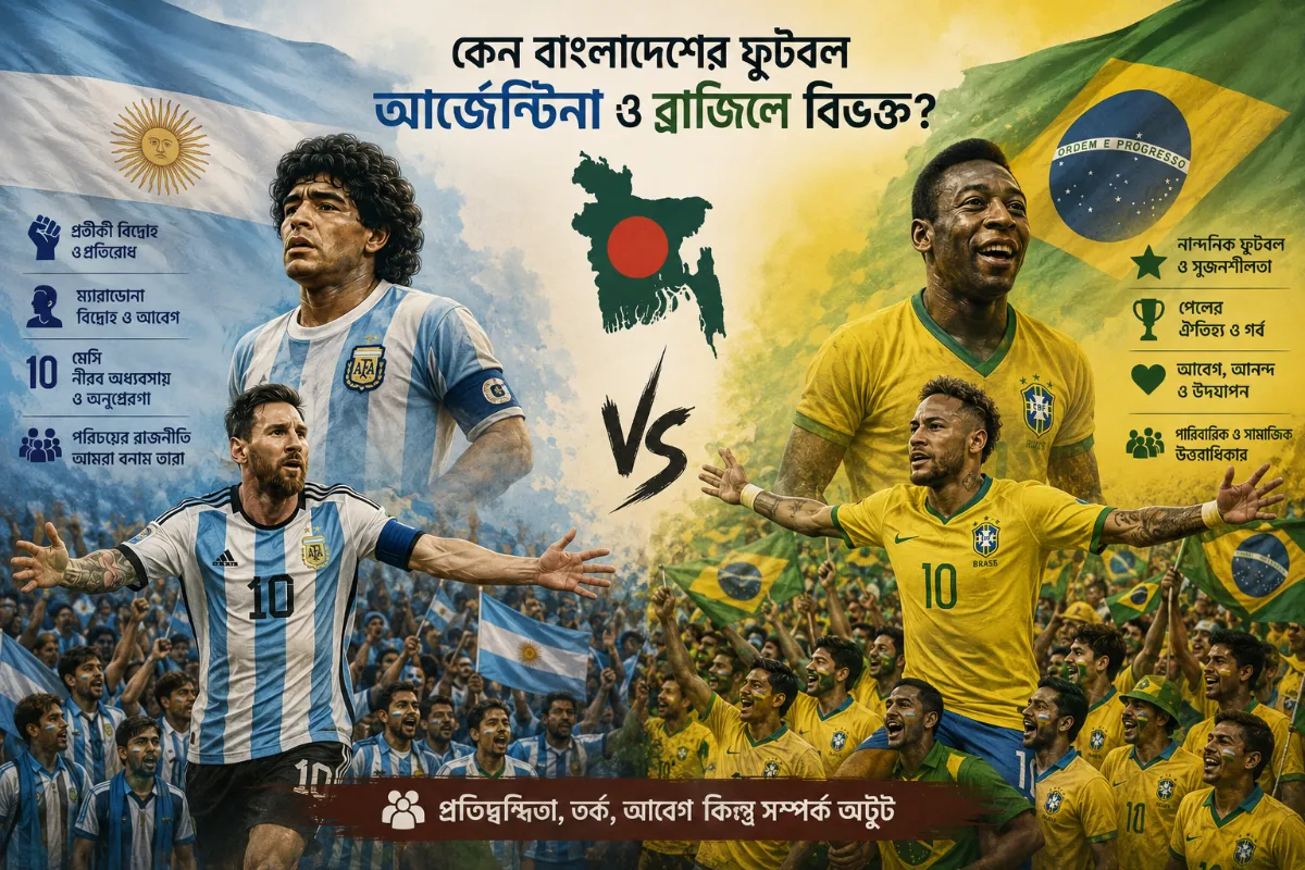 Argentina vs Brazil in Bangladesh
